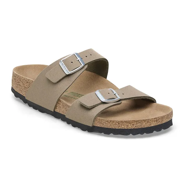 Birkenstock Sydney Women's Vegan Sandals - Soft Grey Taupe