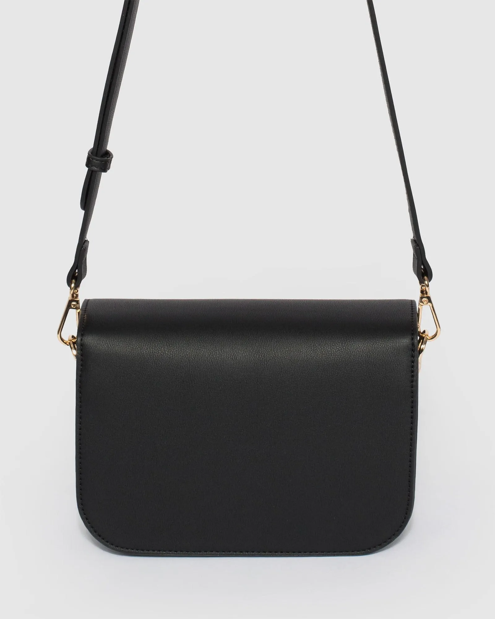 Black Joanna Stud Crossbody Bag
