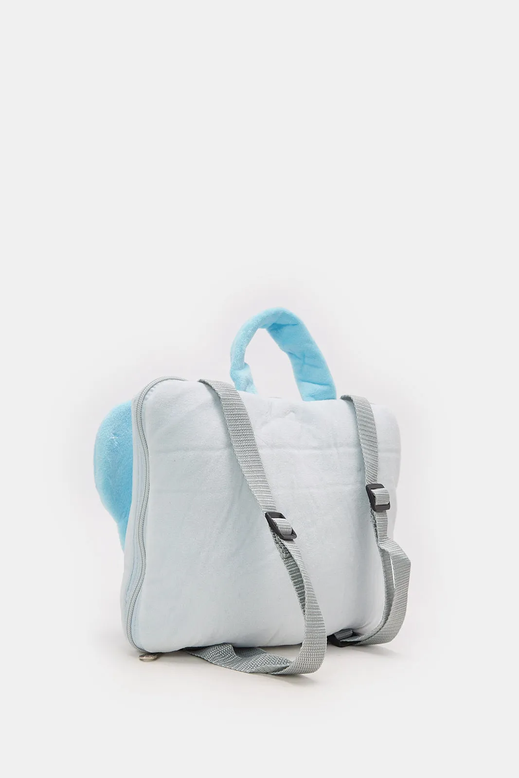 Blue Elephant Backpack With Blanket