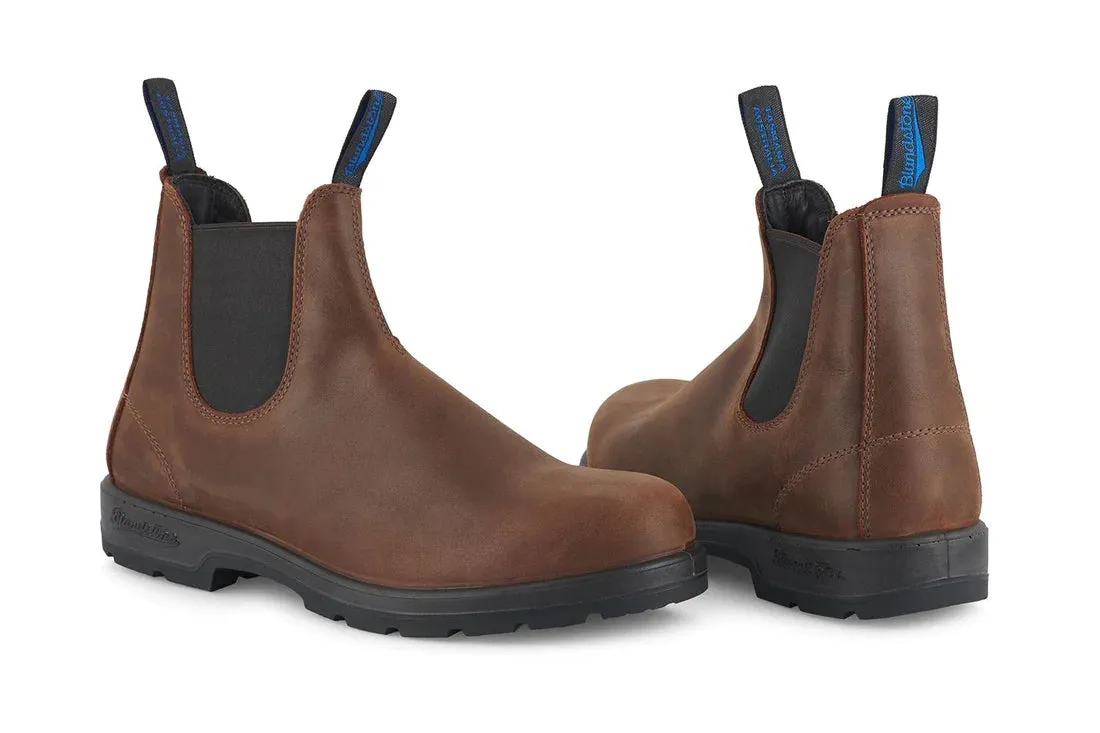 Blundstone - 1477 Antique Brown Thermal Leather Chelsea Boots