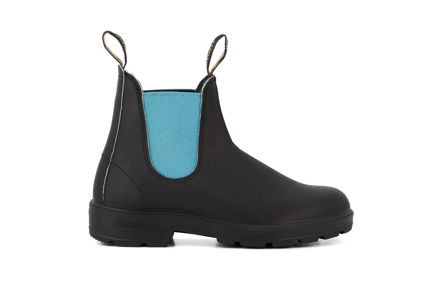 Blundstone - 2207 Black & Teal Leather Chelsea Boots