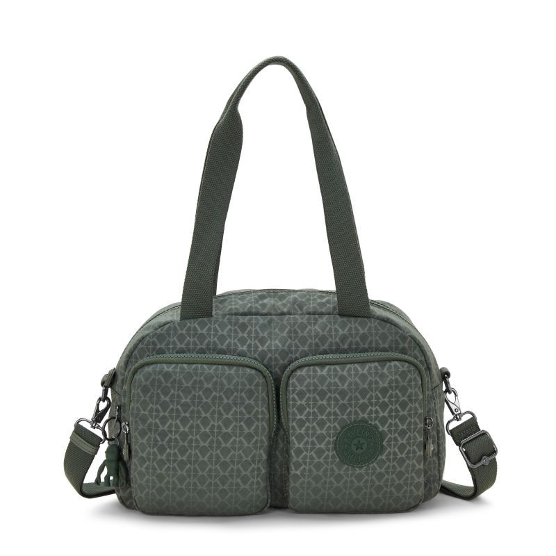 BORSA A SPALLA KIPLING DONNA COOL DEFEA SIGN GREEN EMB KPKI6017F6C1