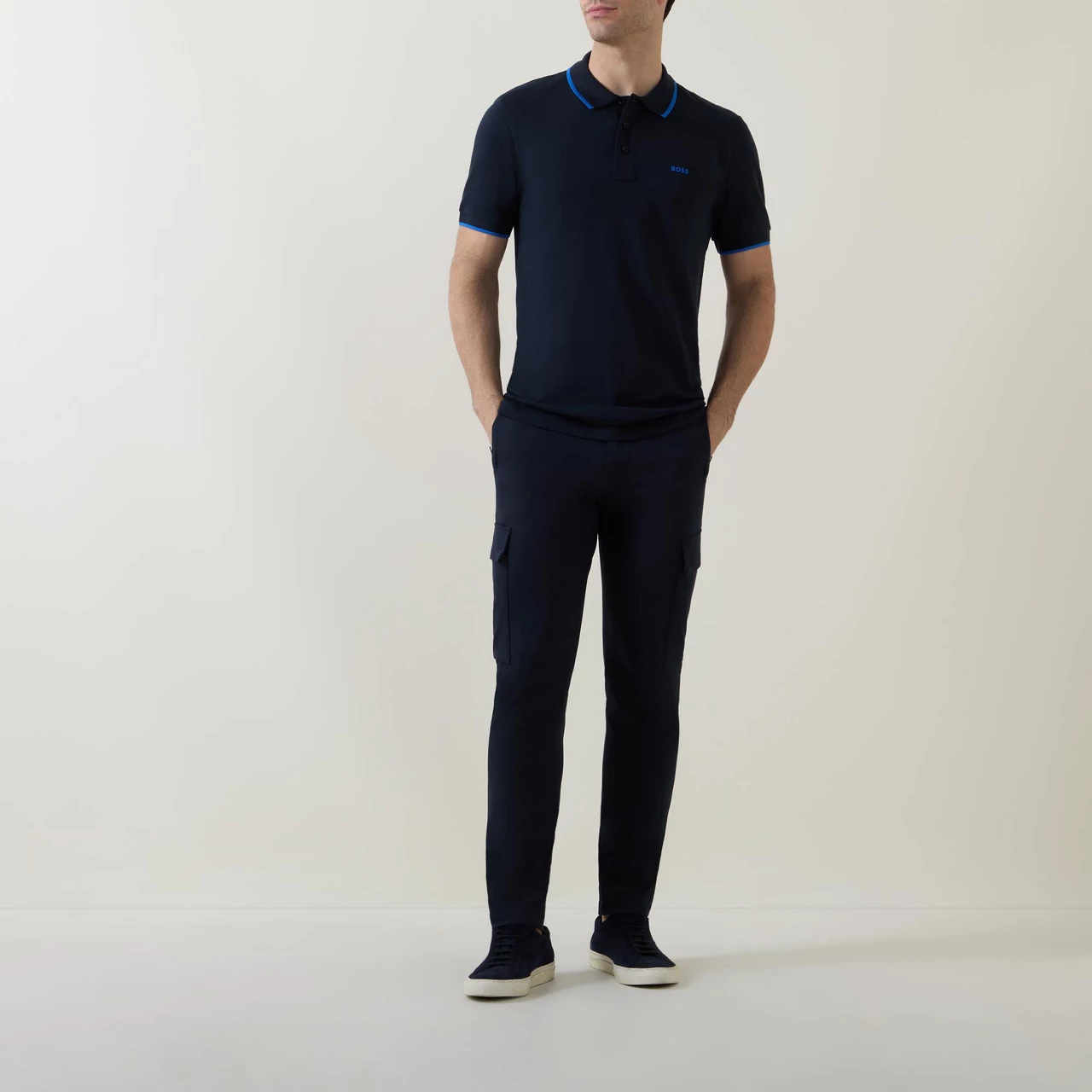 BOSS Parlay Polo Shirt - Navy