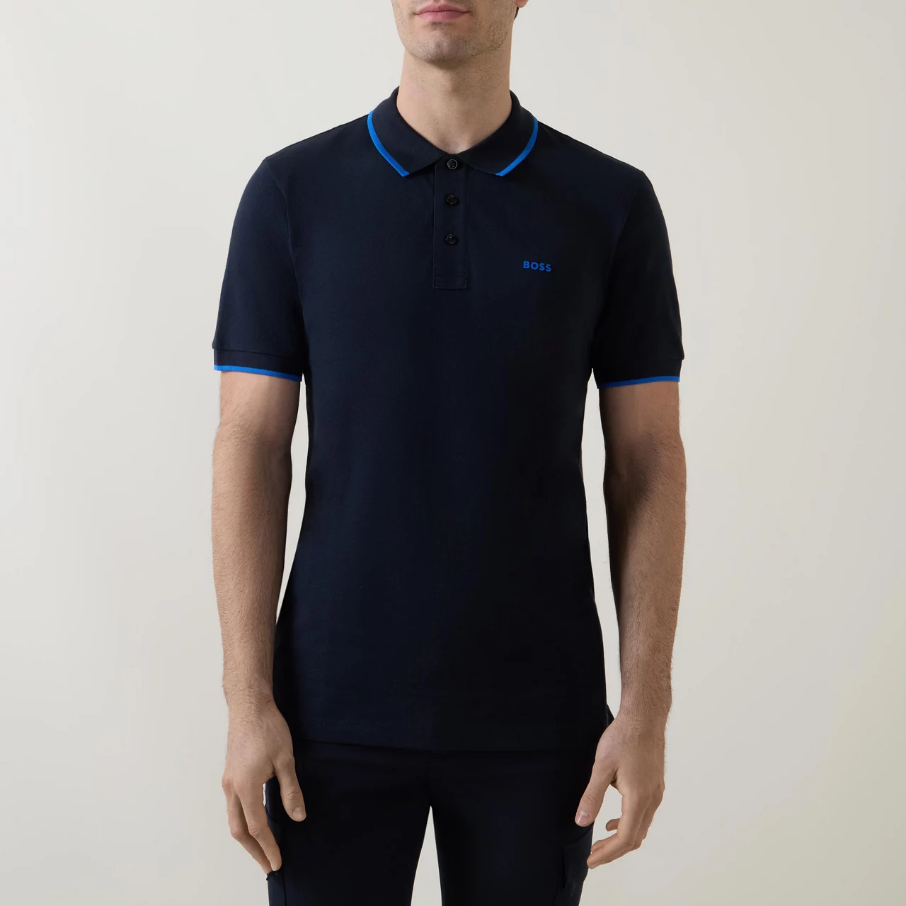 BOSS Parlay Polo Shirt - Navy