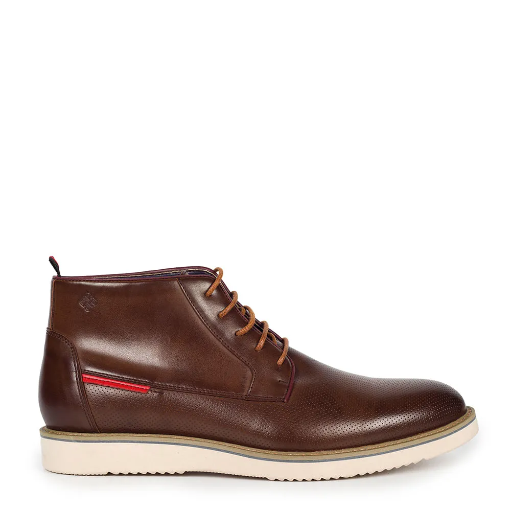 Botines Casuales Bata Red Juaquin Marron Hombre