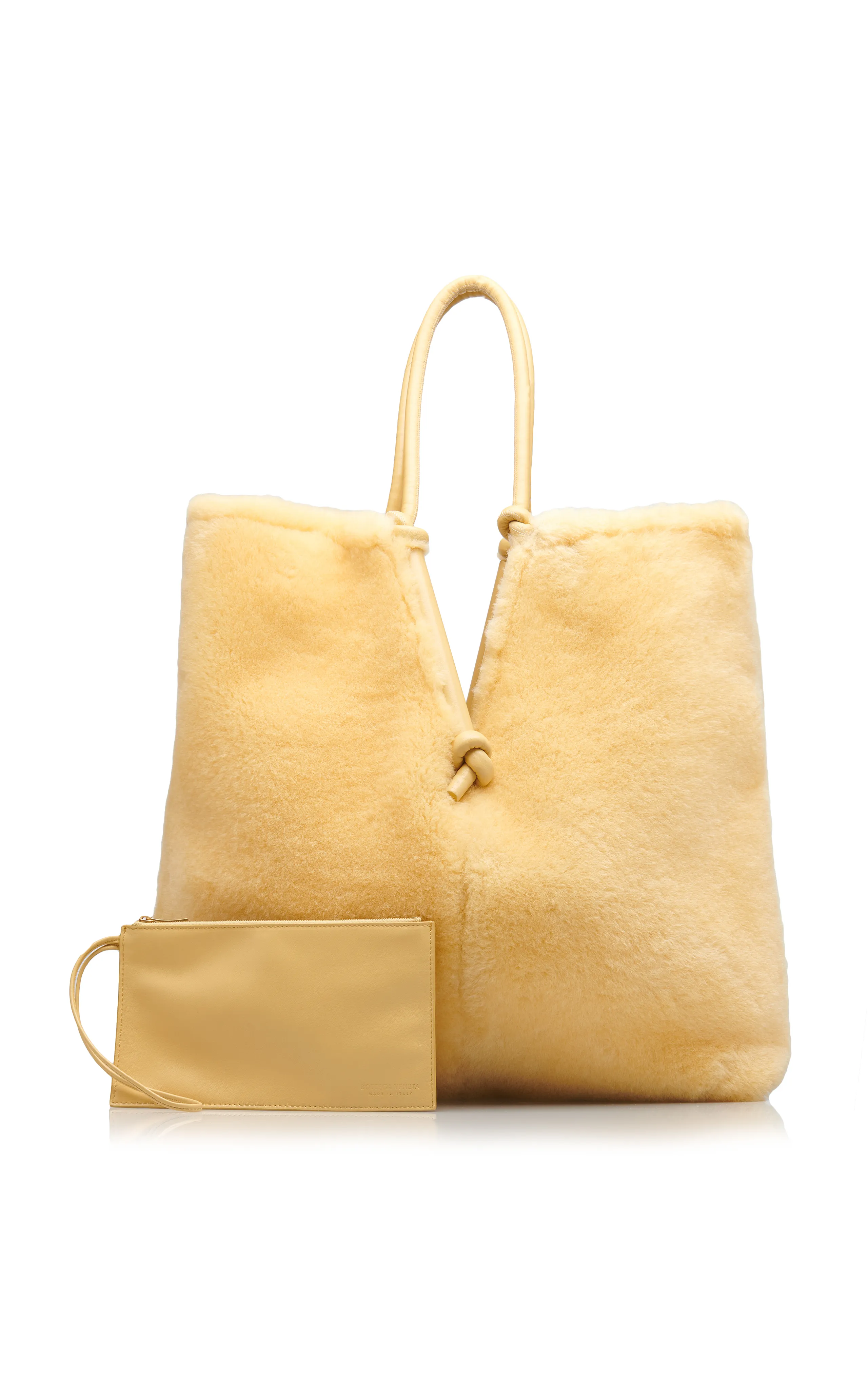Bottega Veneta Reversible Oversized Shearling Tote Bag