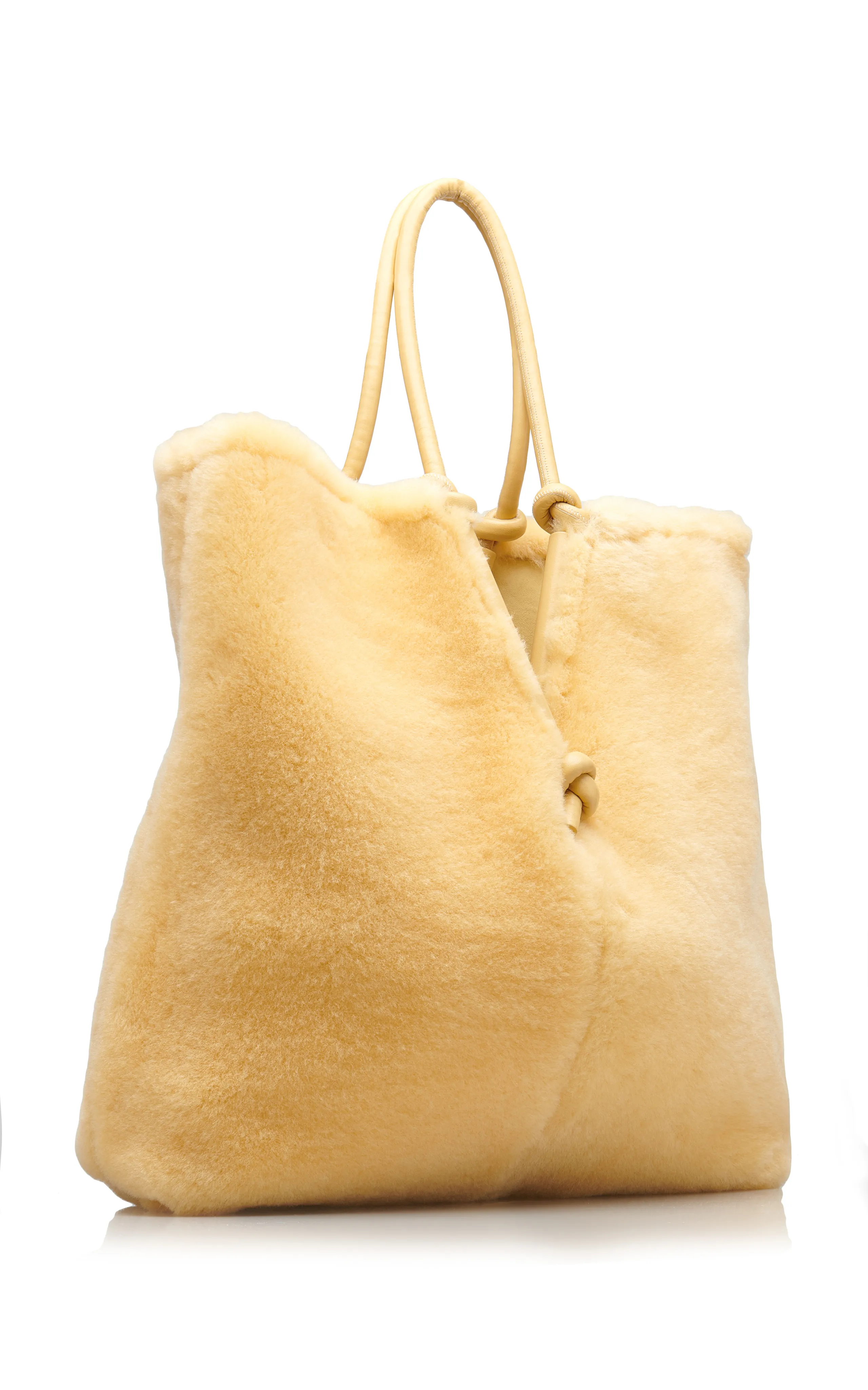 Bottega Veneta Reversible Oversized Shearling Tote Bag