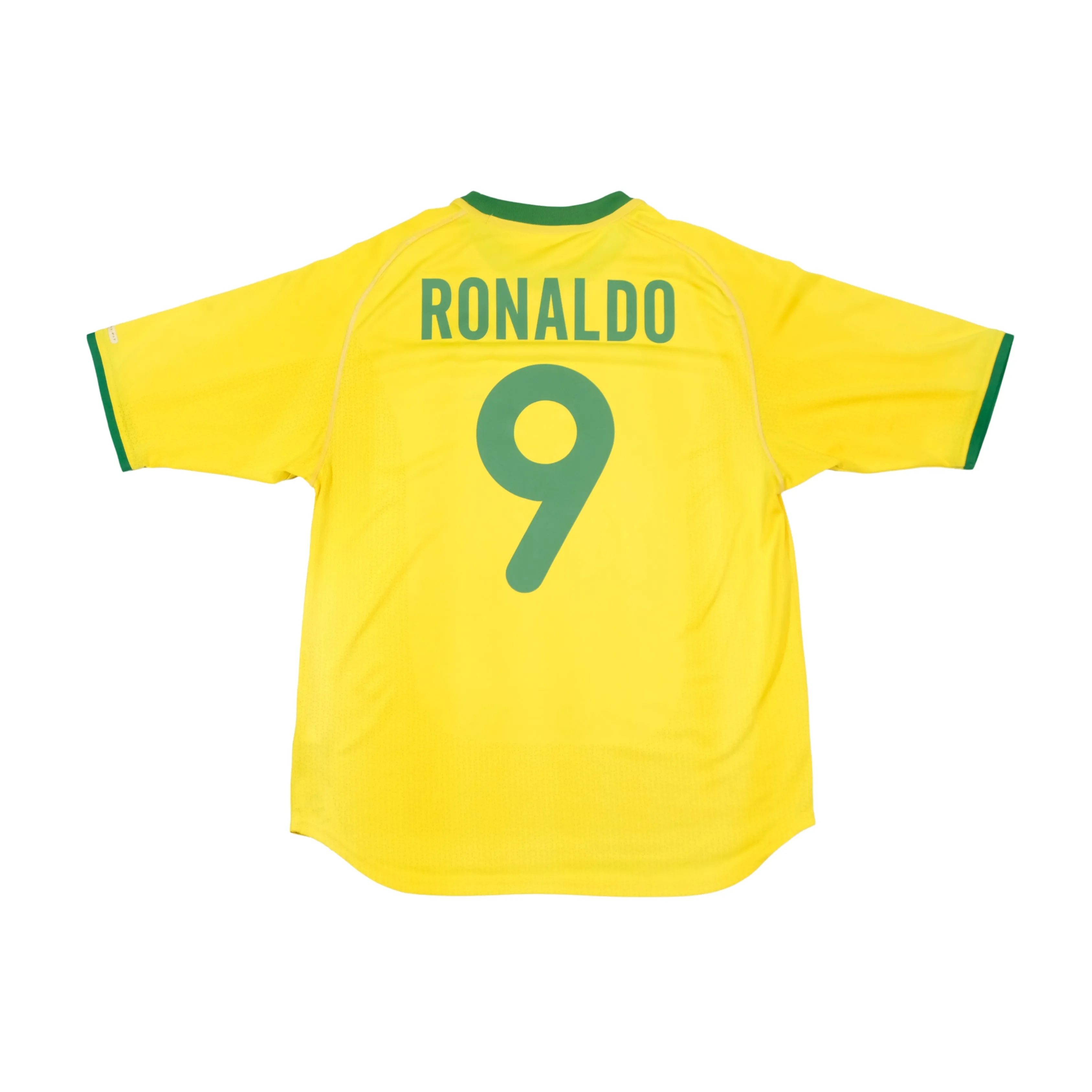 Brazil Ronaldo 9 Original Home Football Shirt 2000/2002 Nike (M)