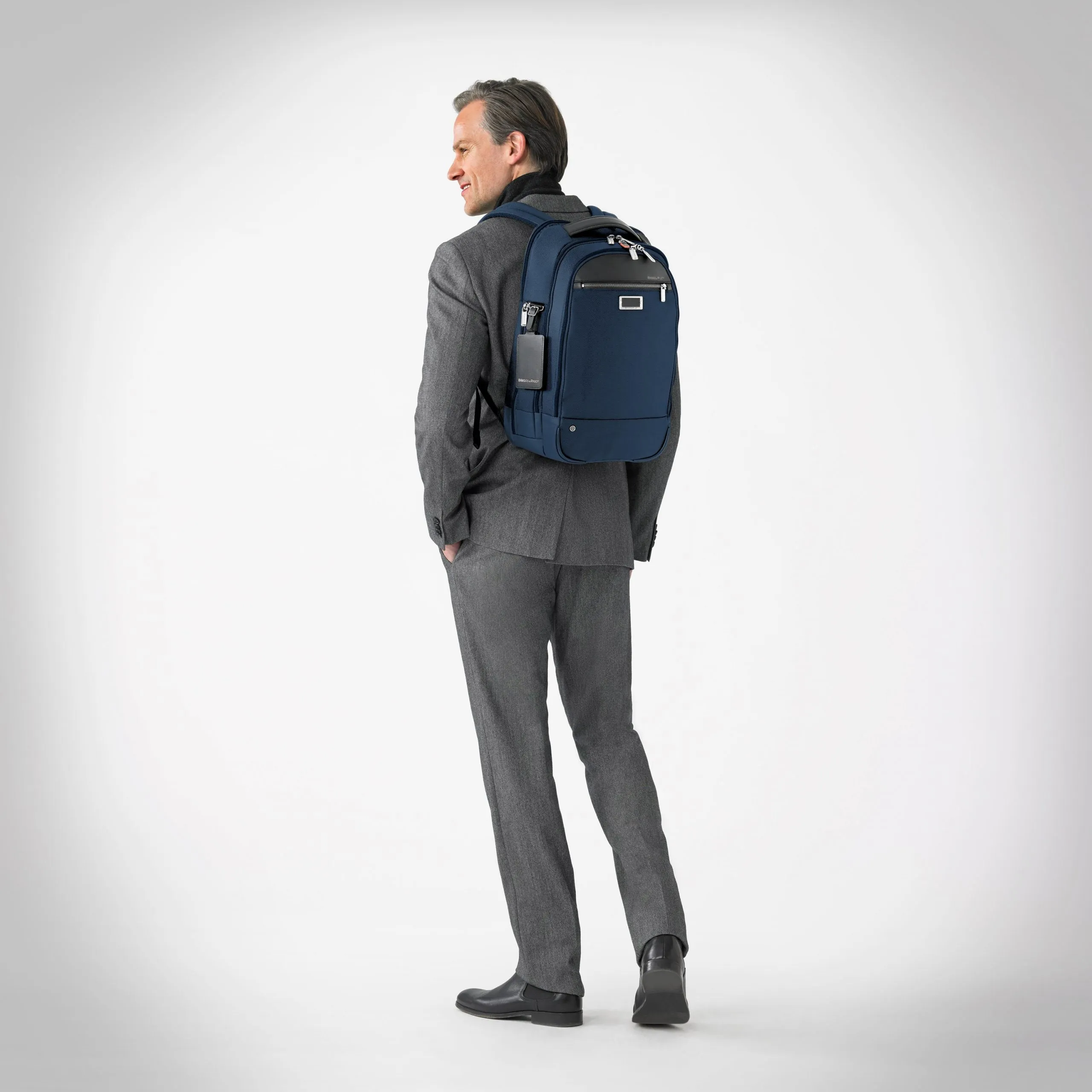 Briggs & Riley @work Medium Backpack - Navy