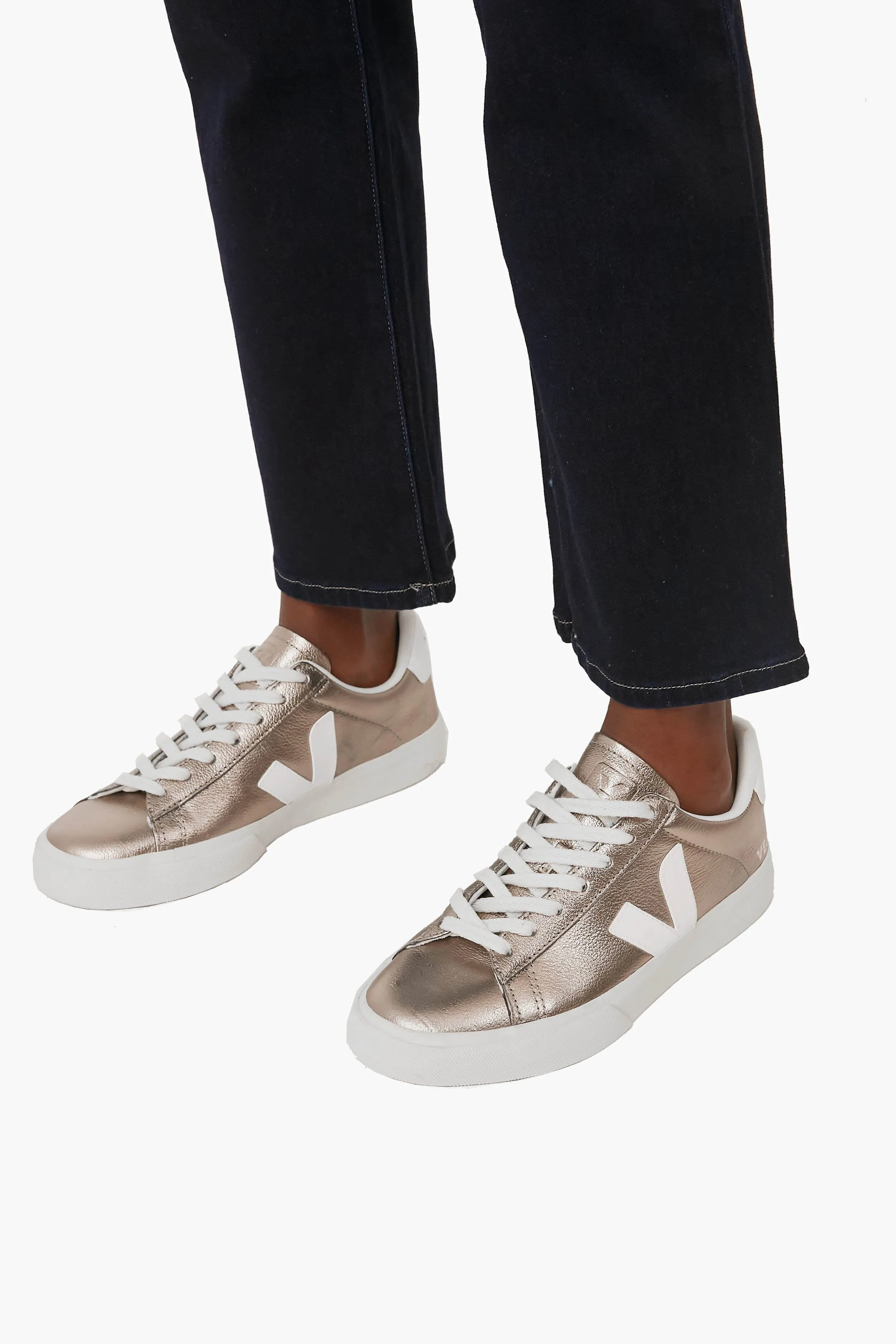 Bronze White Campo Sneakers