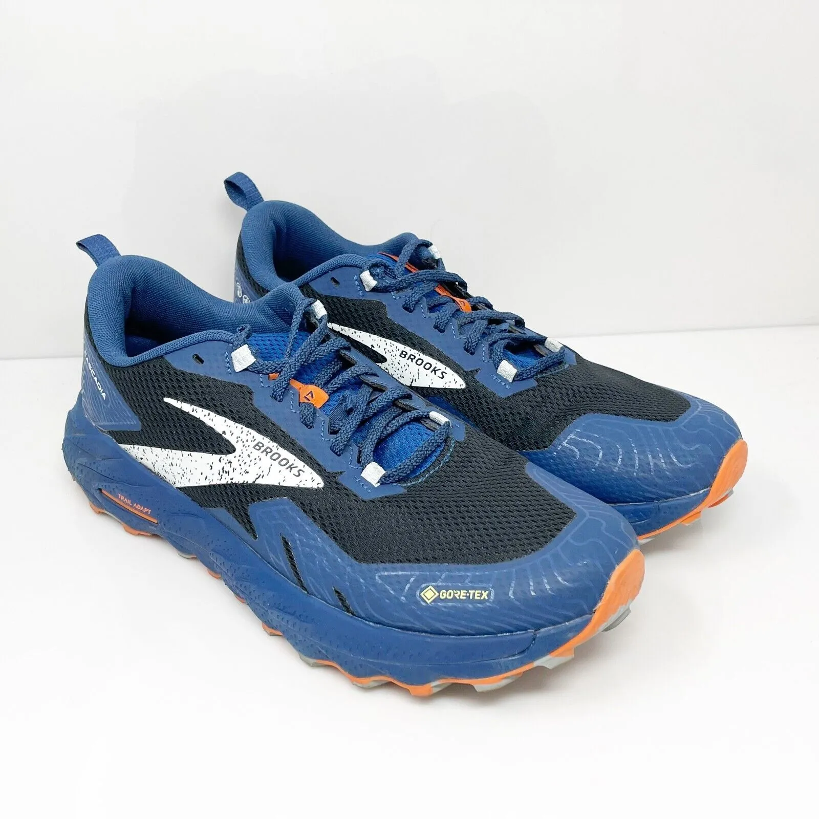Brooks Mens Cascadia 17 GTX 1104021D062 Blue Running Shoes Sneakers Size 10.5 D