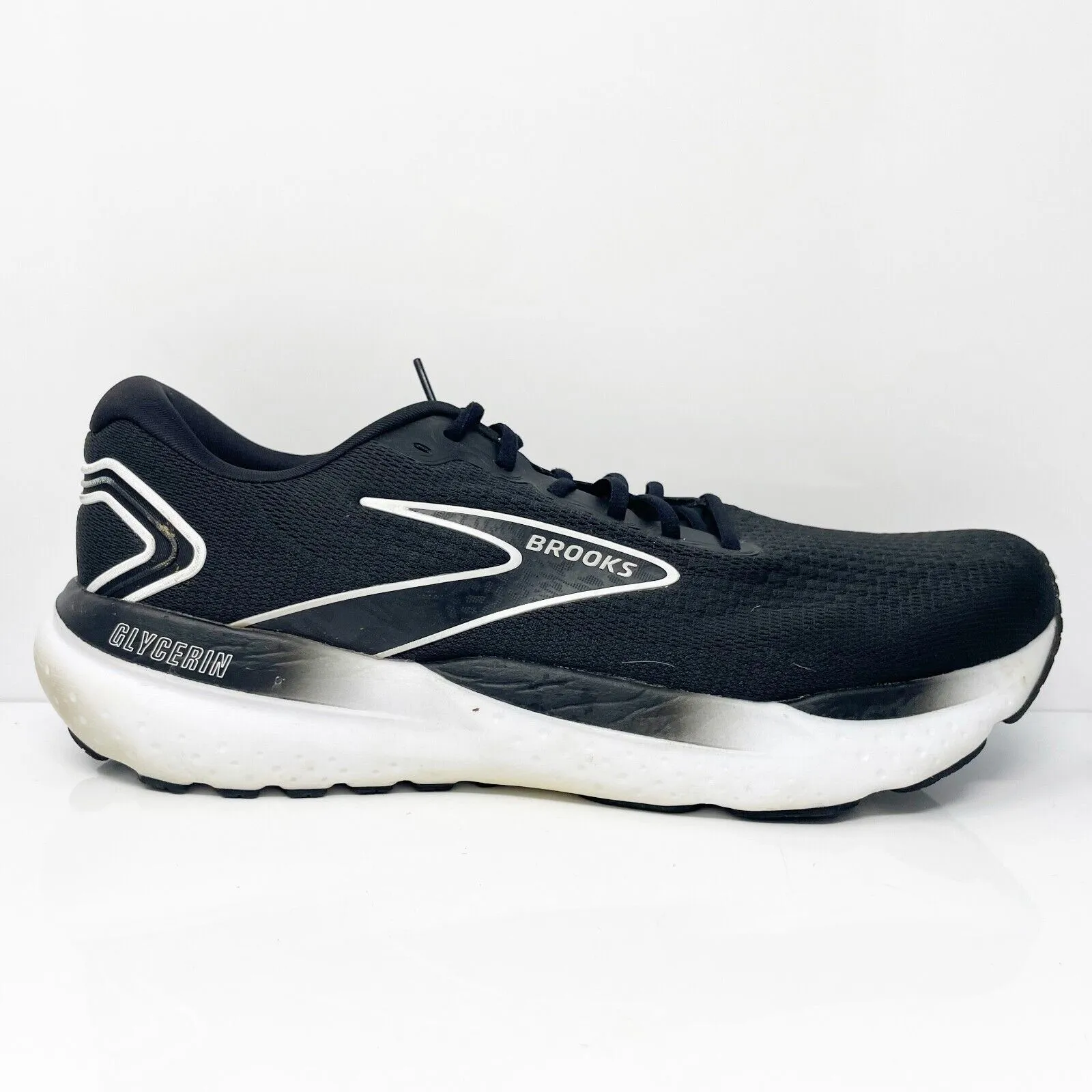 Brooks Mens Glycerin 21 1104191D090 Black Running Shoes Sneakers Size 14 D