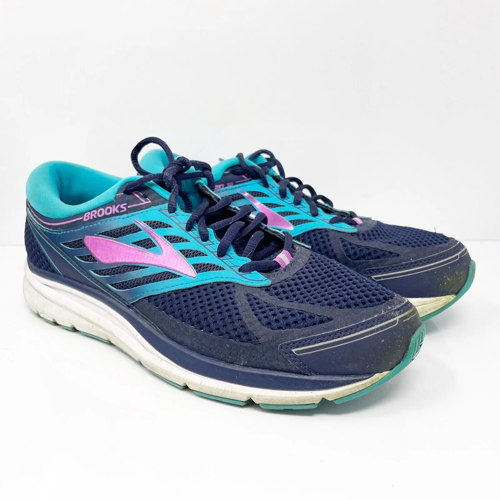 Brooks Womens Addiction 13 1202531B456 Blue Running Shoes Sneakers Size 11 B