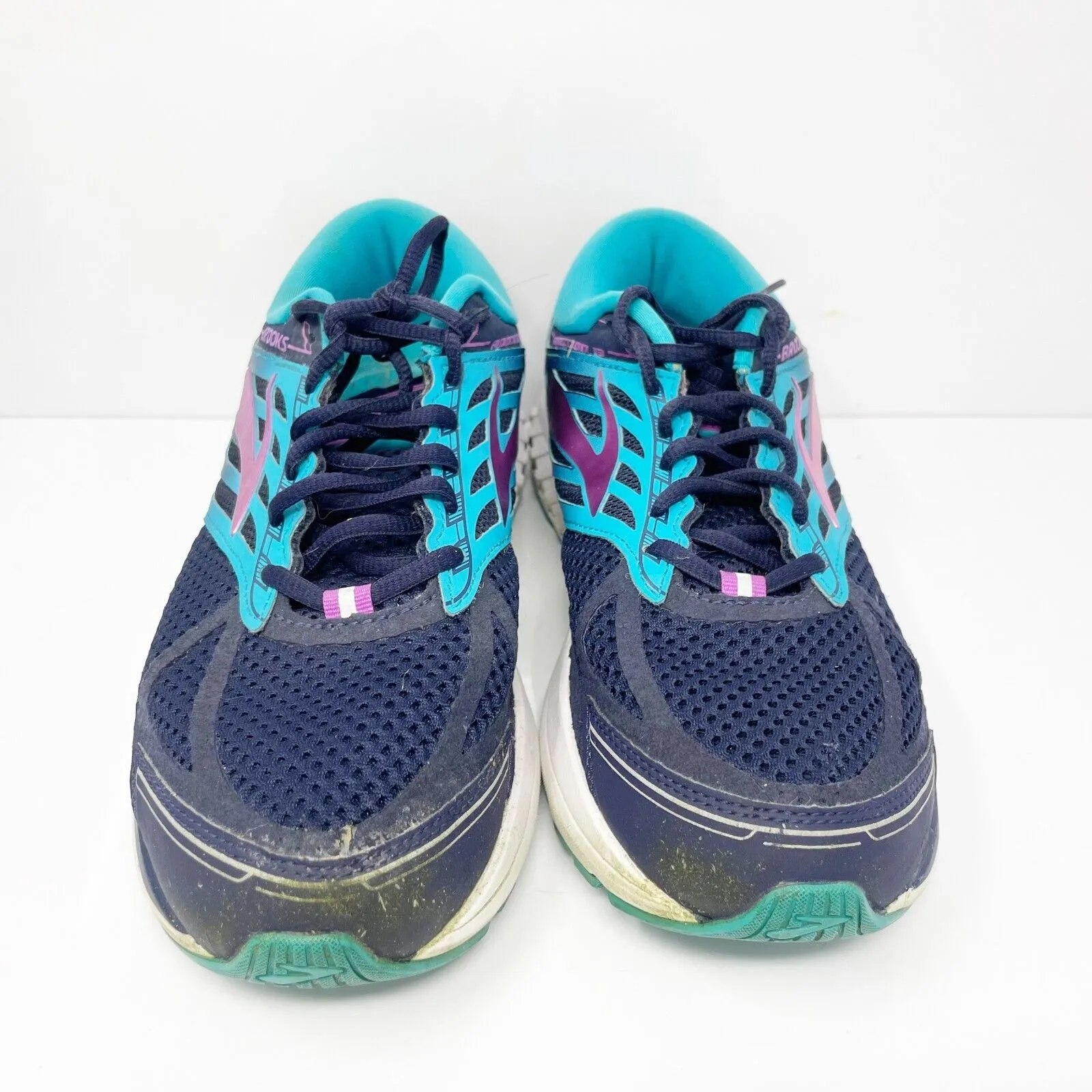 Brooks Womens Addiction 13 1202531B456 Blue Running Shoes Sneakers Size 11 B