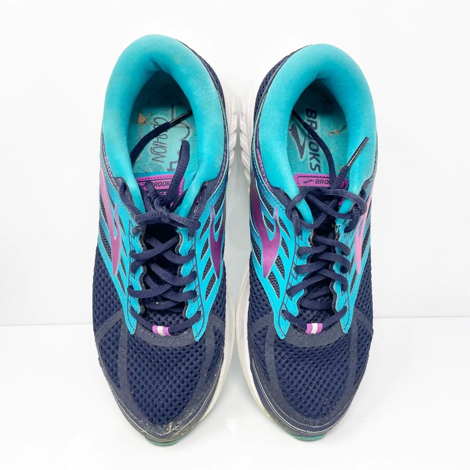 Brooks Womens Addiction 13 1202531B456 Blue Running Shoes Sneakers Size 11 B