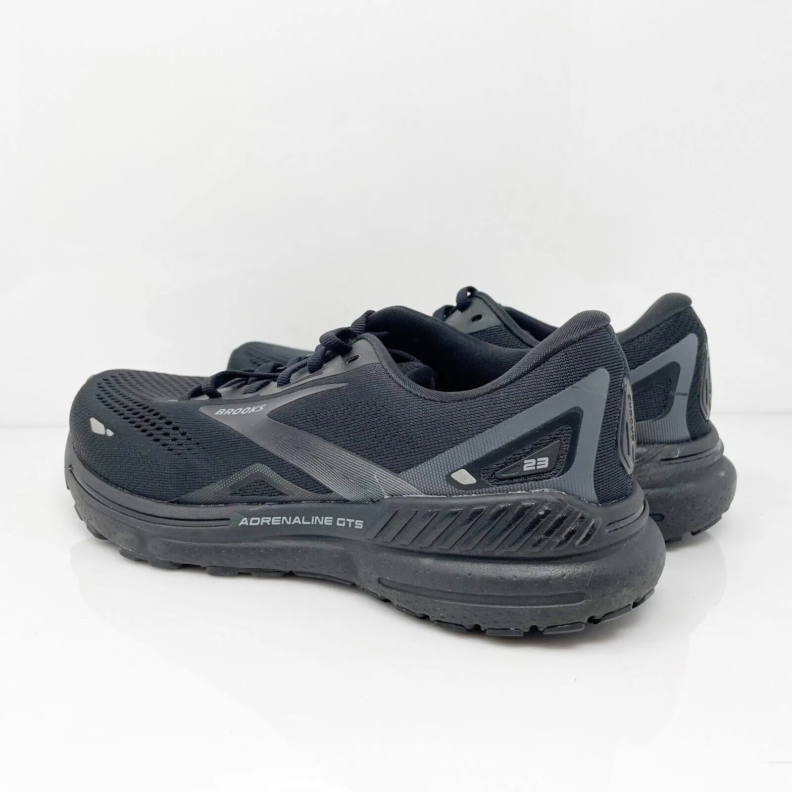 Brooks Womens Adrenaline GTS 23 1203811D020 Black Running Shoes Sneakers Sz 8 D