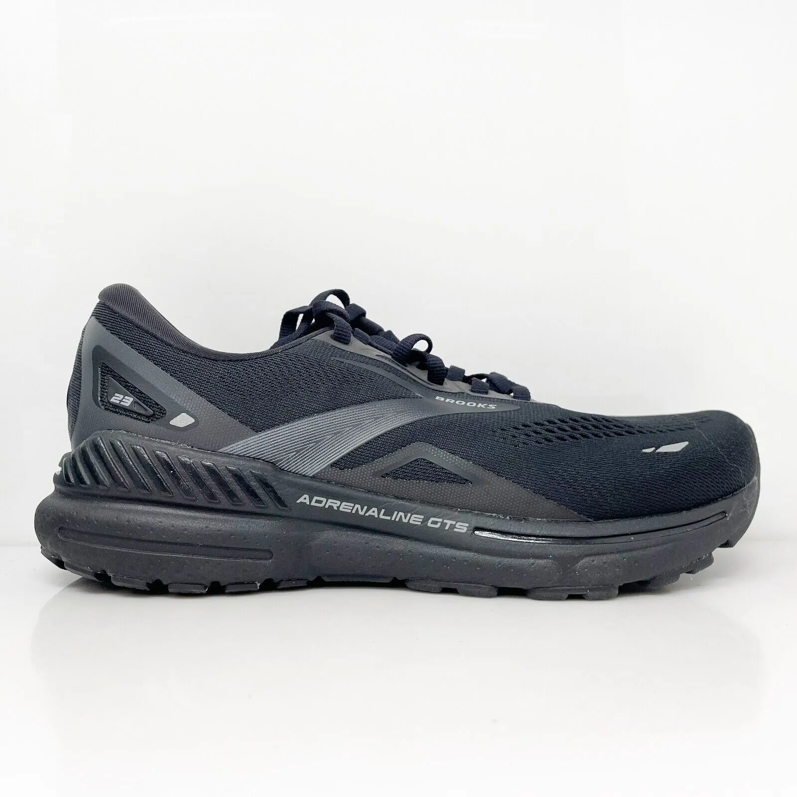Brooks Womens Adrenaline GTS 23 1203812E020 Black Running Shoes Sneakers 9.5 2E