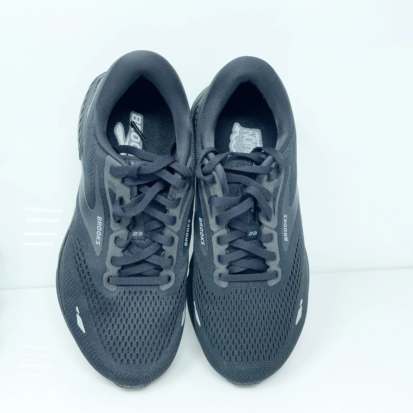 Brooks Womens Adrenaline GTS 23 1203812E020 Black Running Shoes Sneakers 9.5 2E