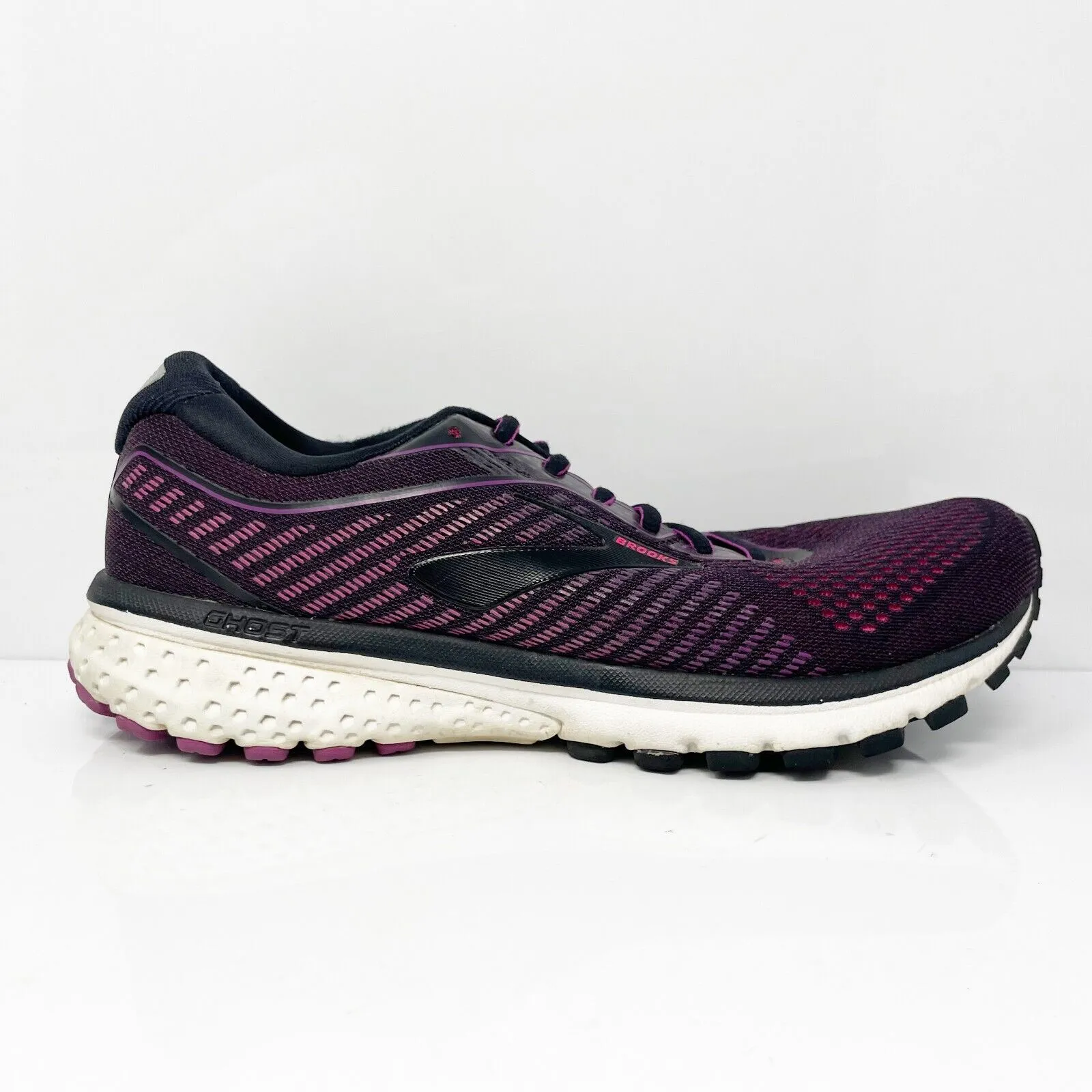 Brooks Womens Ghost 12 1203051B063 Purple Running Shoes Sneakers Size 9 B