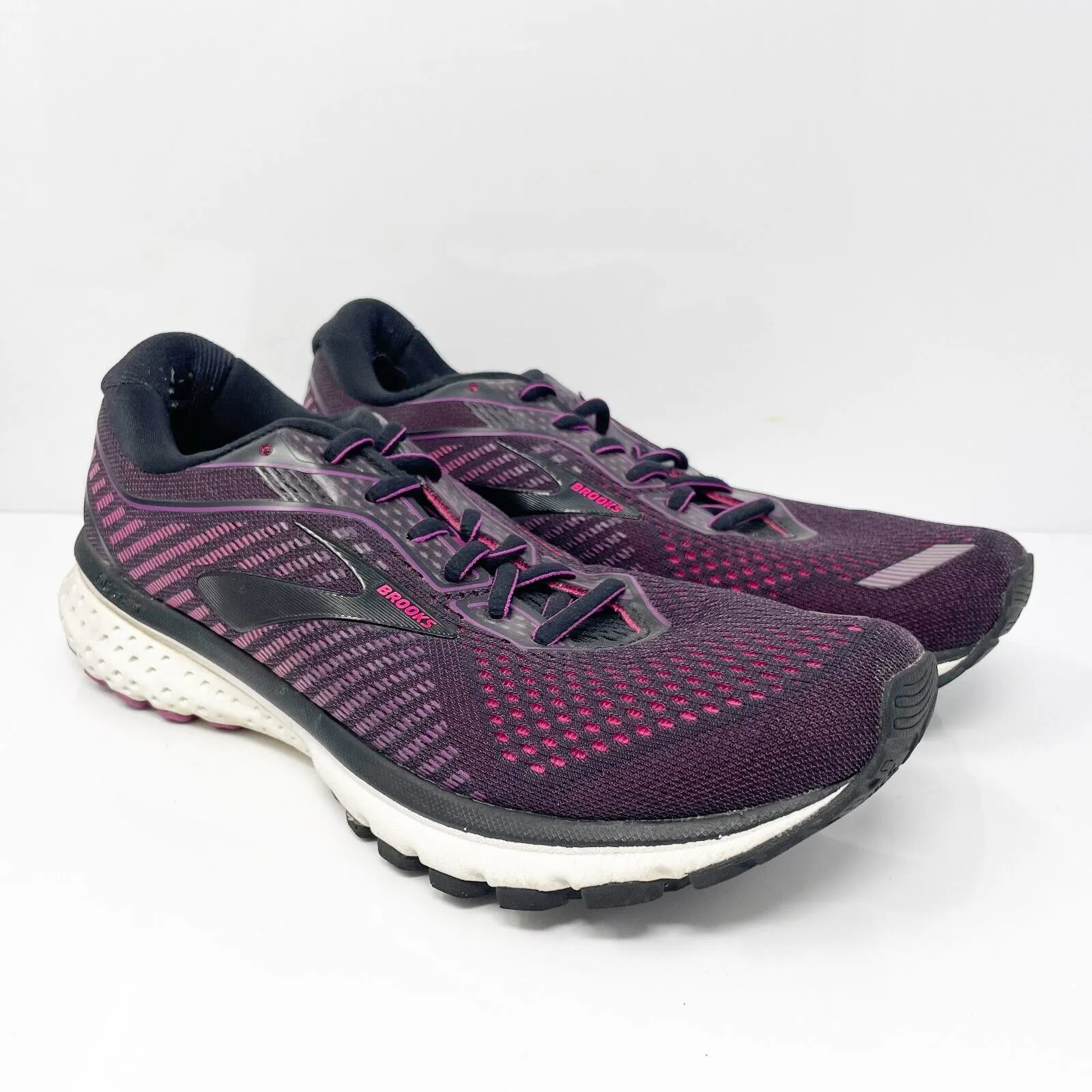 Brooks Womens Ghost 12 1203051B063 Purple Running Shoes Sneakers Size 9 B