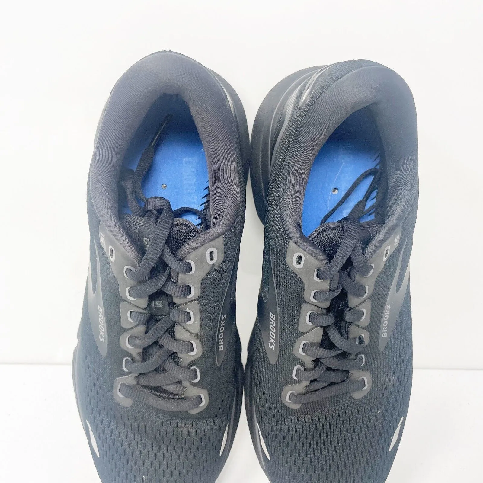 Brooks Womens Ghost 15 1203801B020 Black Running Shoes Sneakers Size 7.5 B