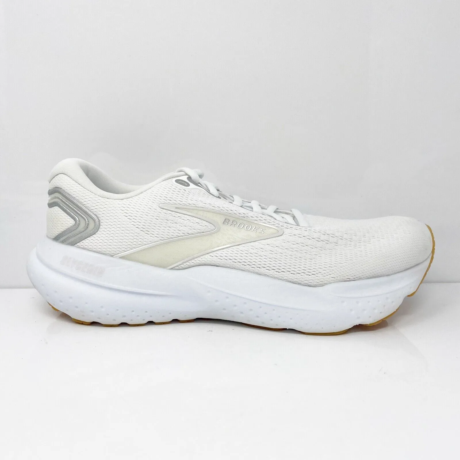 Brooks Womens Glycerin 21 1204081B114 White Running Shoes Sneakers Size 9 B