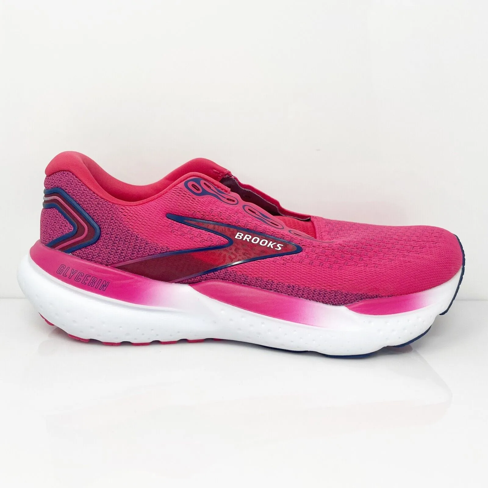 Brooks Womens Glycerin 21 1204081B630 Pink Running Shoes Sneakers Size 11 B