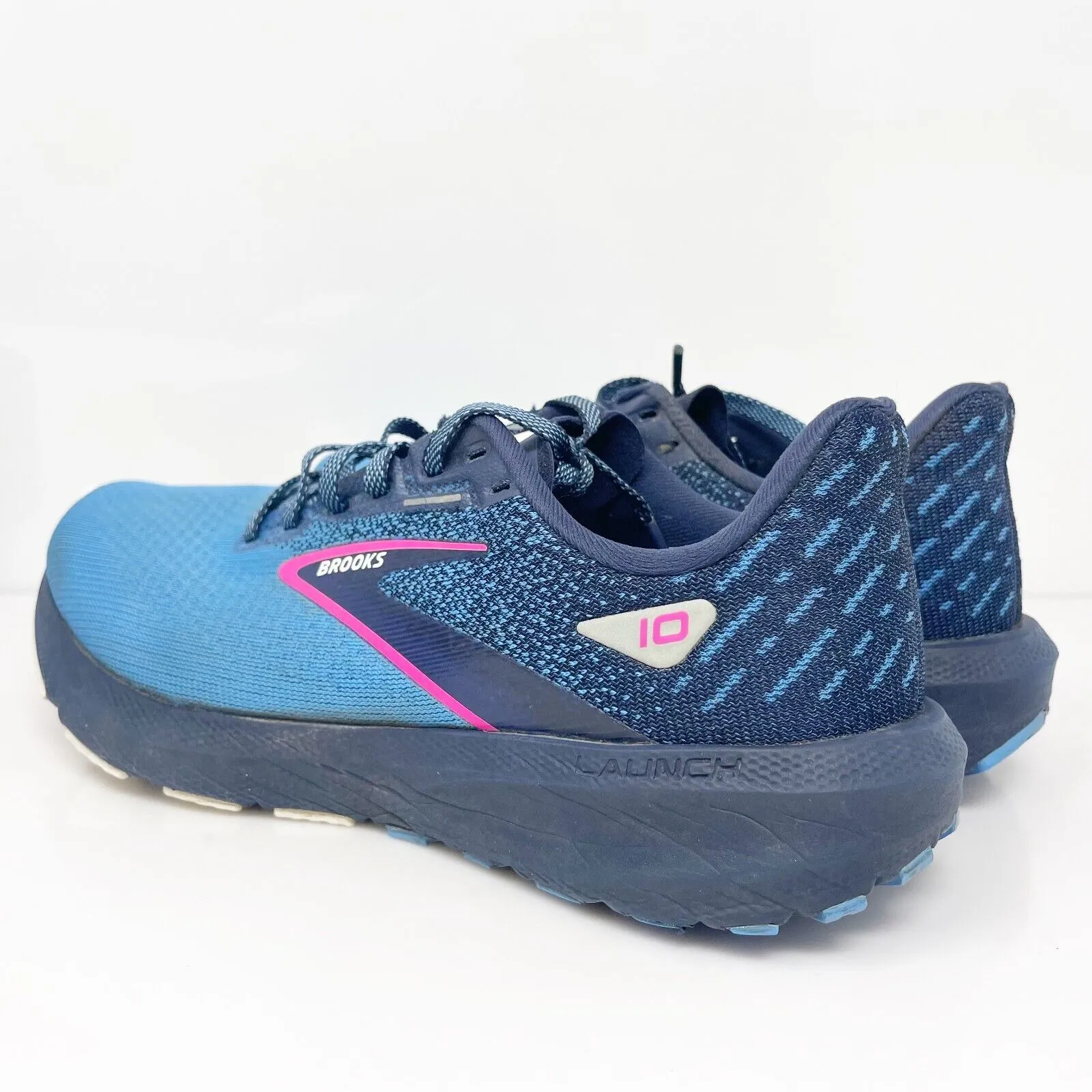 Brooks Womens Launch 10 1203981B441 Blue Running Shoes Sneakers Size 7.5 B