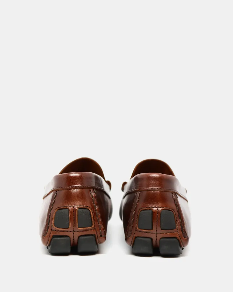 Brown Leather Driving Shoes