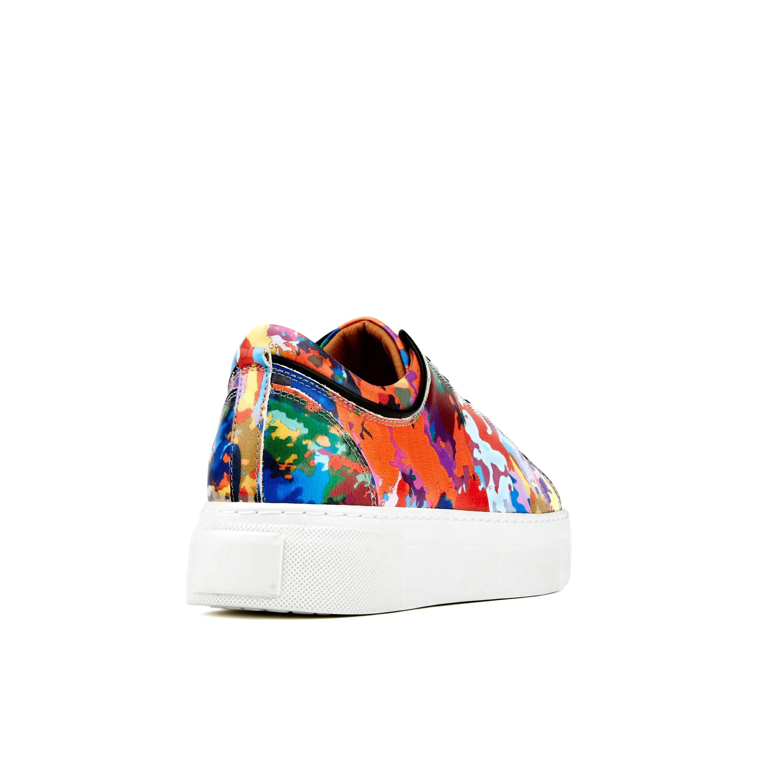 CAMILA  SUMMER MULTI - Women's white sole trainers in eye catching soft leather
