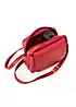 Campo Marzio Adele Cherry Red Faux Leather Camera Bag