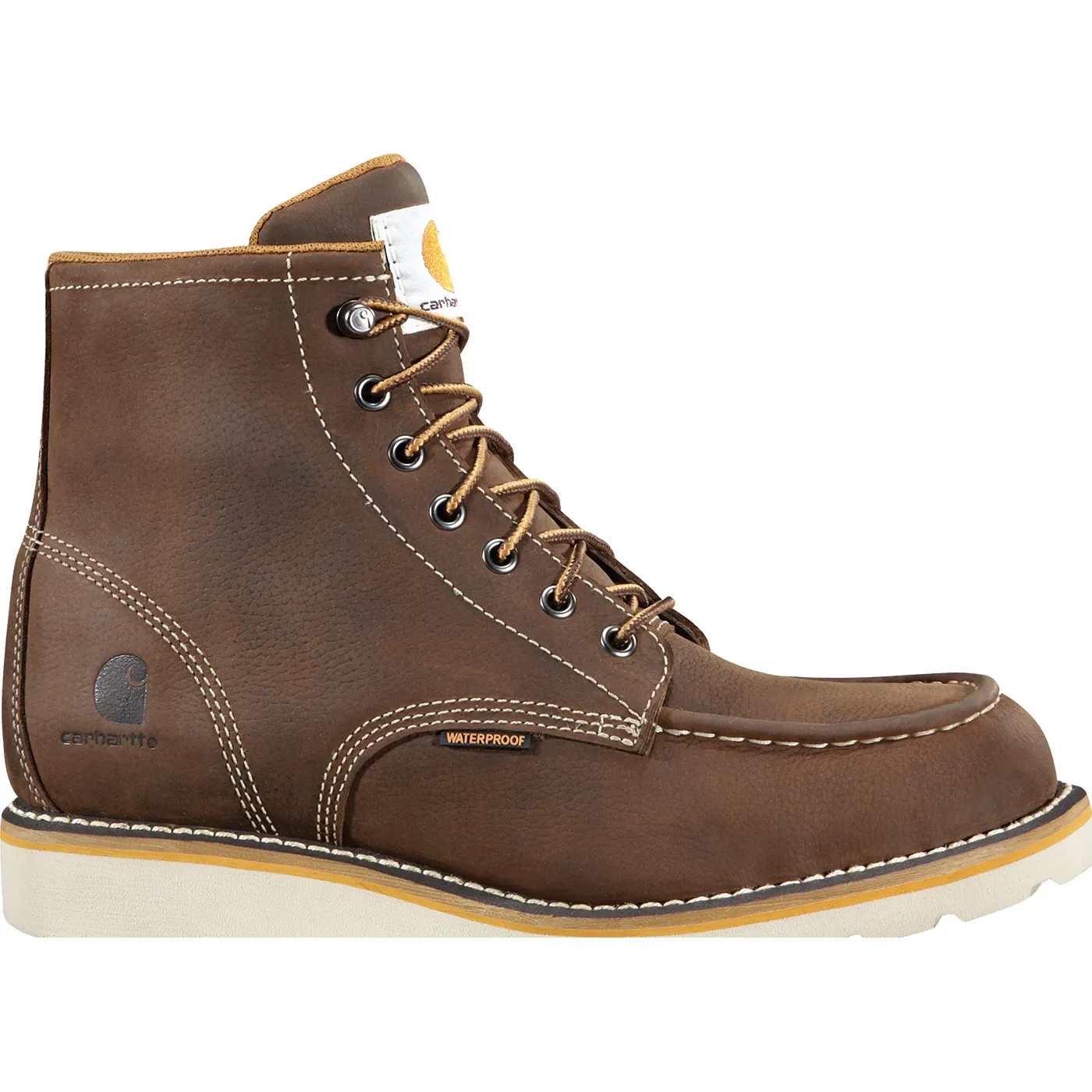 Carhartt Wedge Men's Moc-Toe Electrical Hazard Waterproof Leather Work Boot