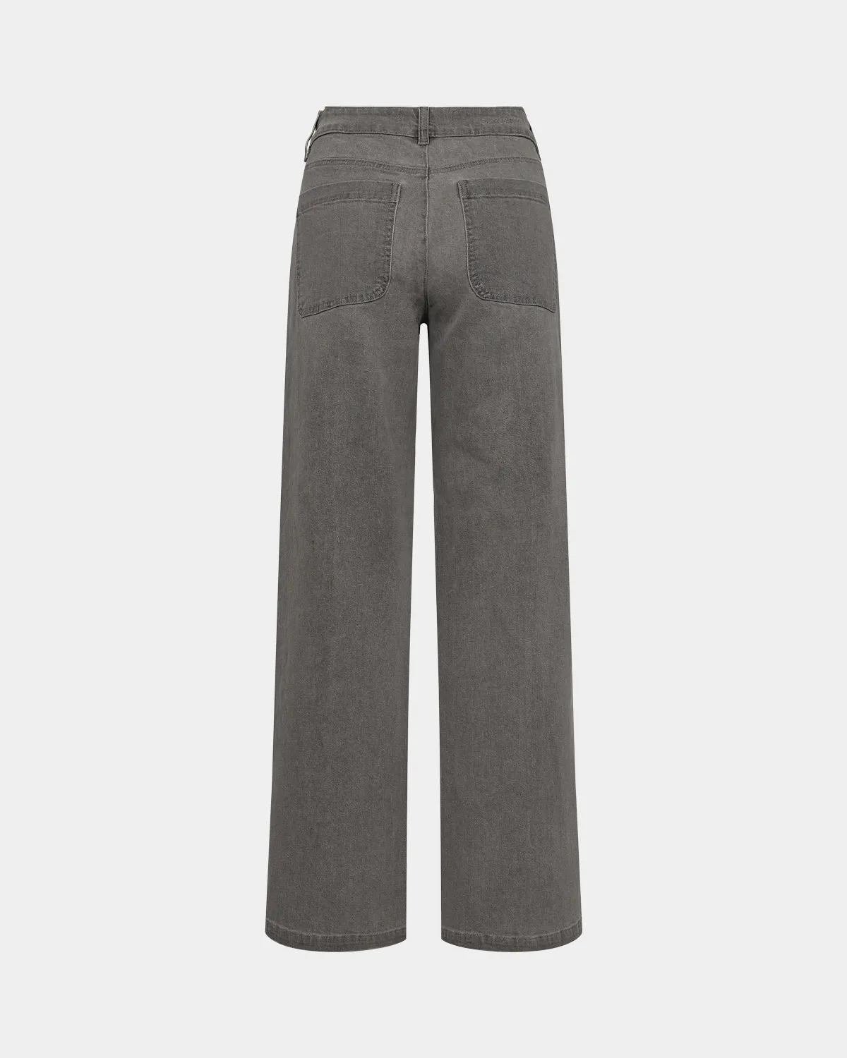 CARISW MID JEANS - Grey Denim