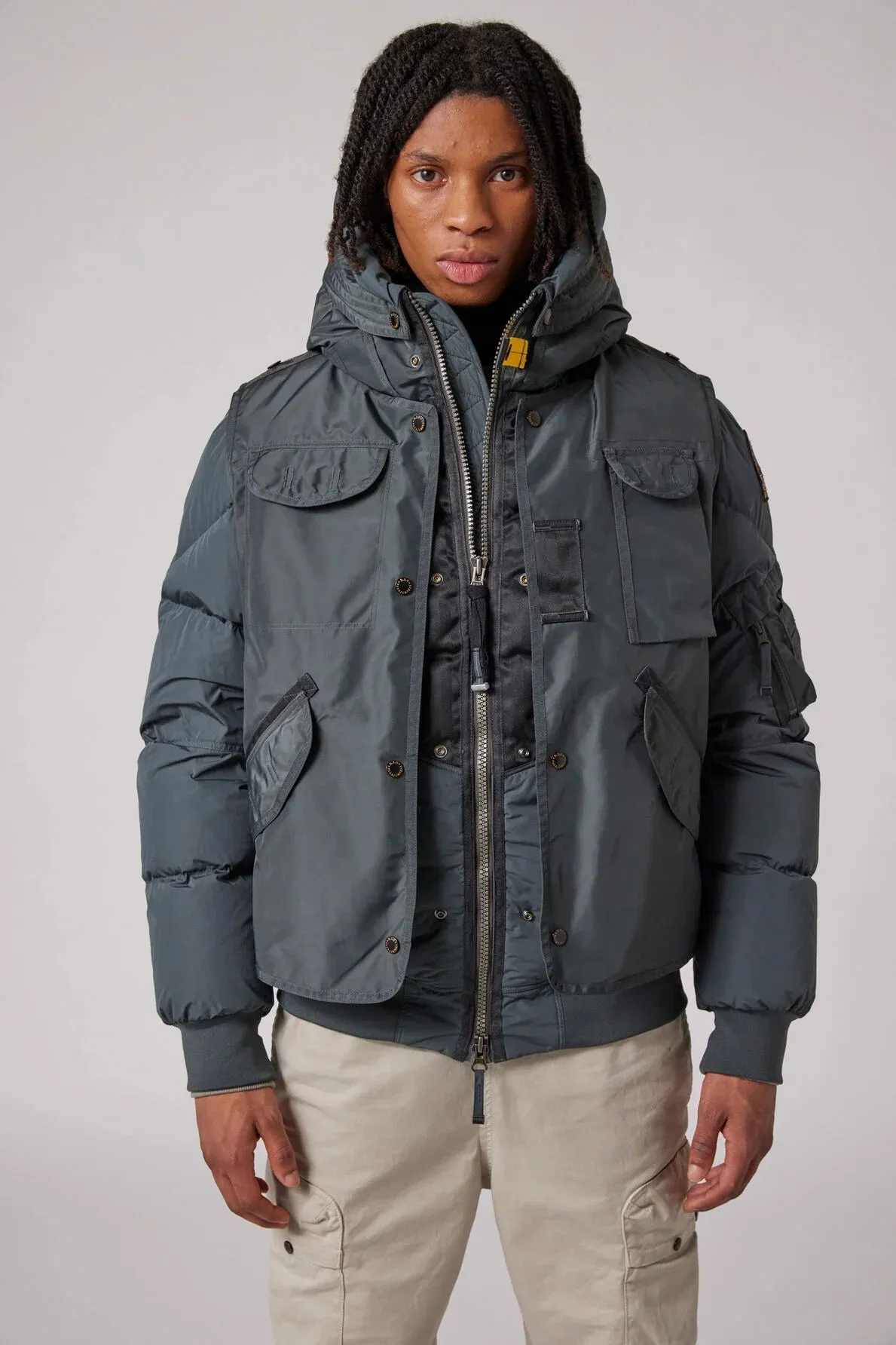 Carrier Hooded Bomber Jacket Green Gables