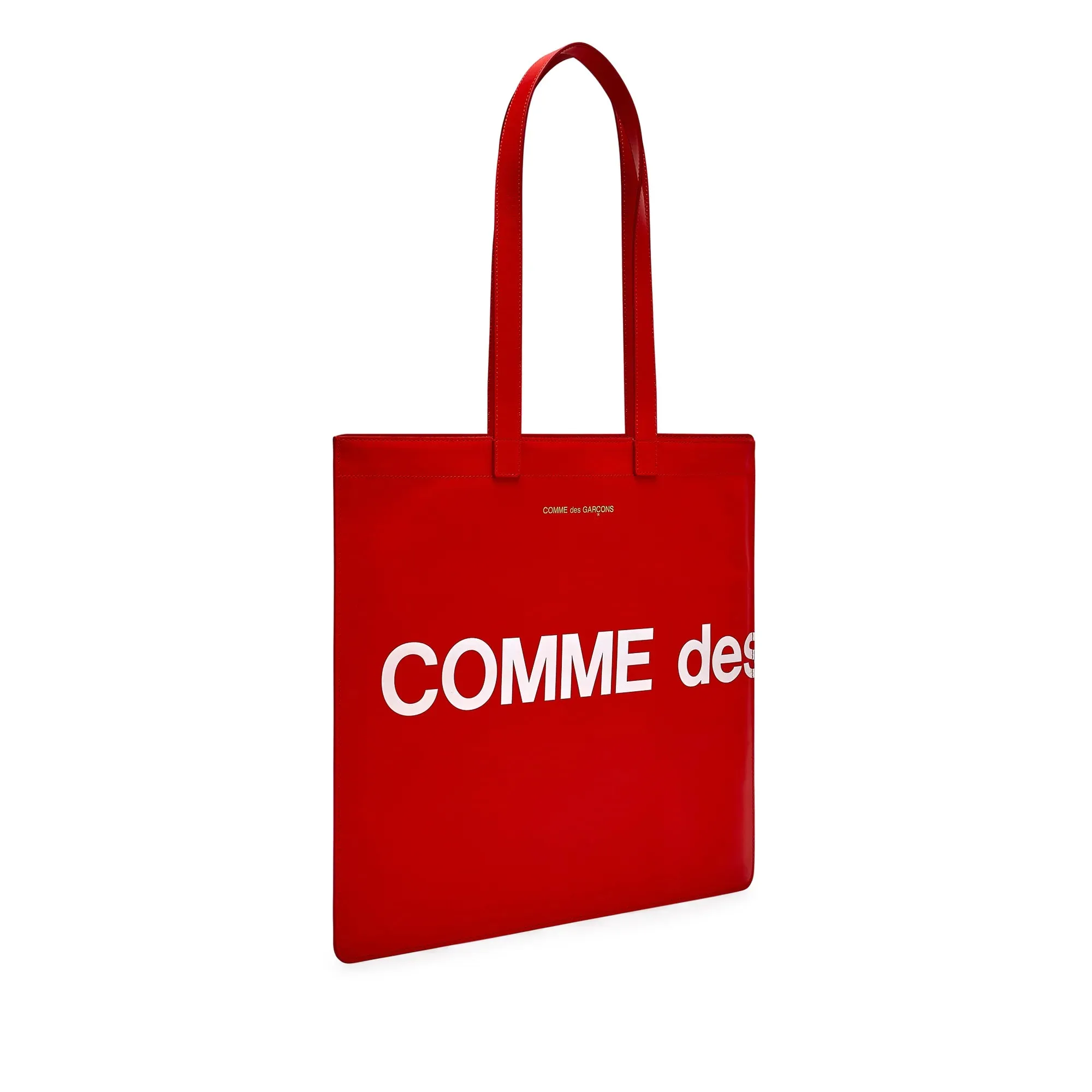 CDG WALLET  Huge Logo Tote Bag Red SA9001HL 