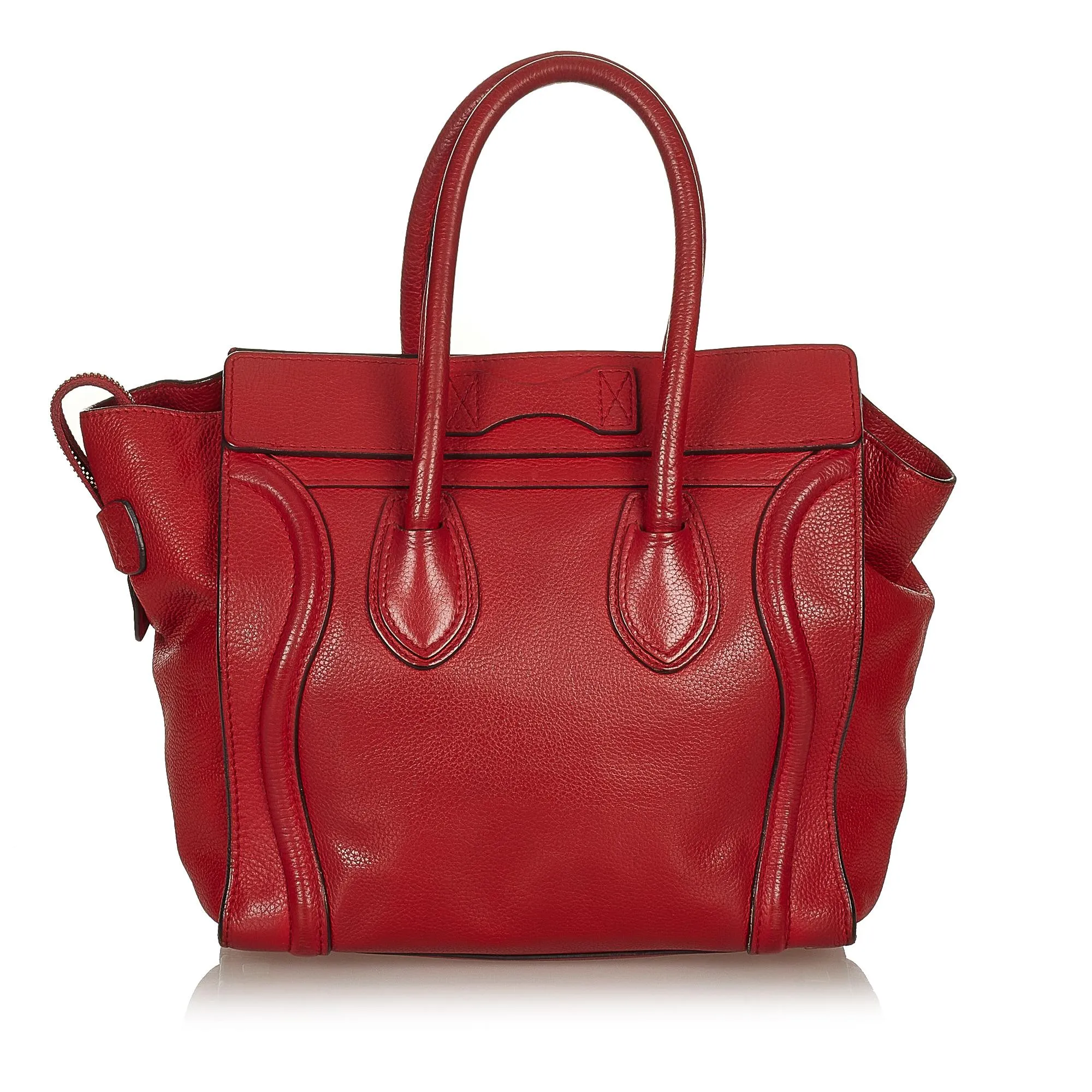 Celine Mini Luggage Leather Tote Bag (SHG-26765)
