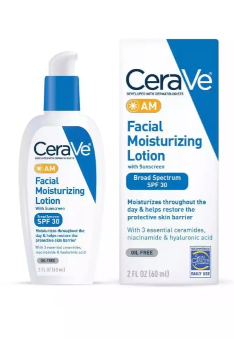 CeraVe AM Facial Moisturizing Lotion with Broad Spectrum SPF 30 60ML