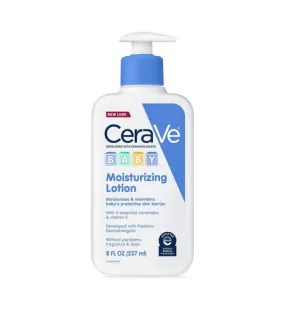 Cerave Baby Lotion 8 Ounce Gentle Baby Skin Care With Hyaluronic Acid Paraben And Fragrance Free