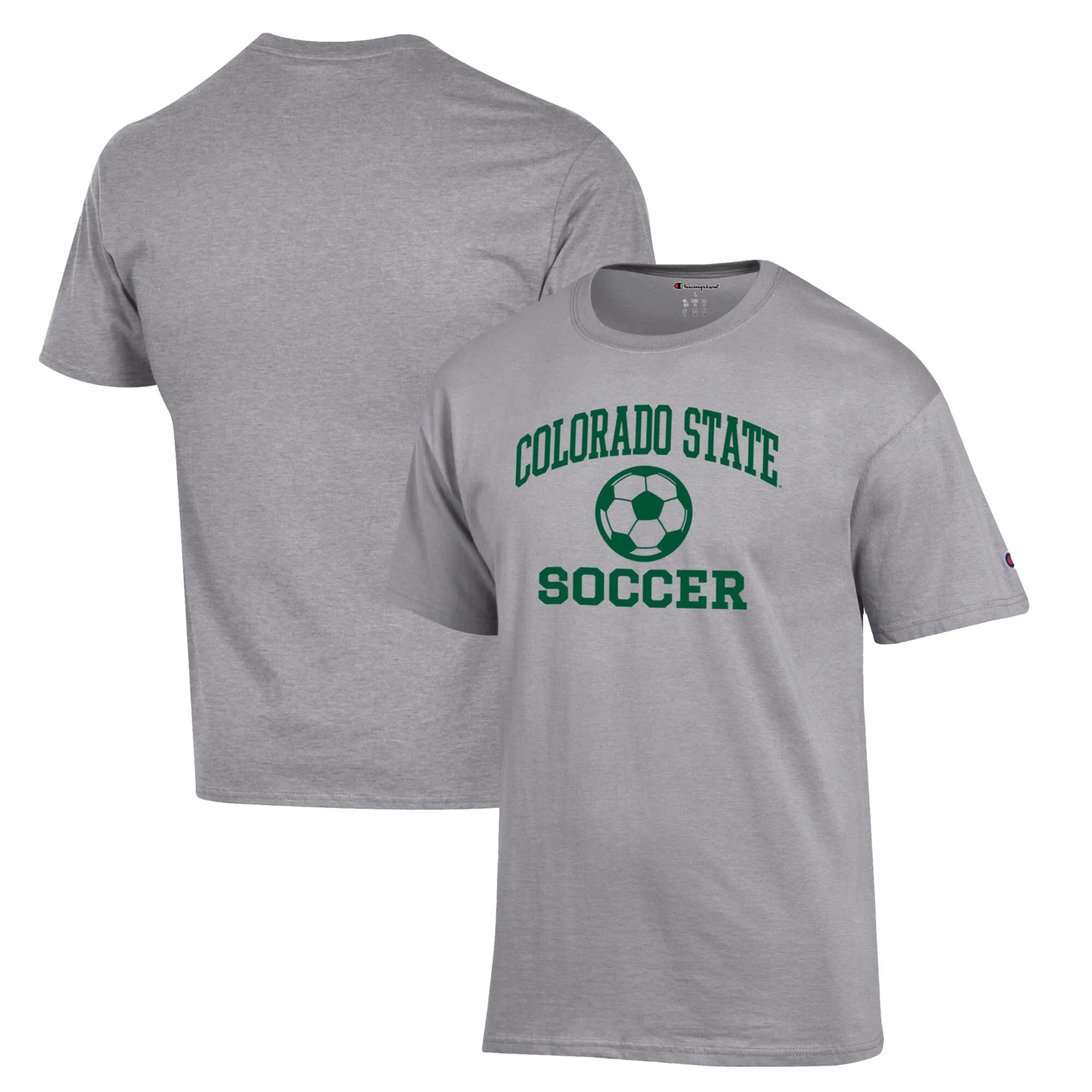 Champion Colorado State Rams Gray Soccer Icon T-Shirt