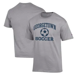 Champion Georgetown Hoyas Gray Soccer Icon T-Shirt