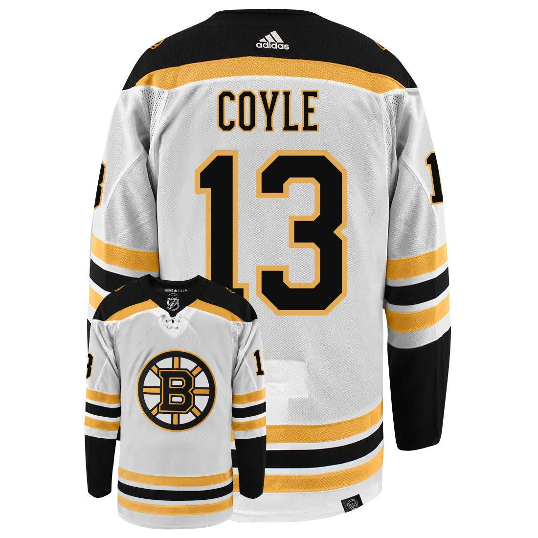 Charlie Coyle Boston Bruins Adidas Primegreen Authentic NHL Hockey Jersey     