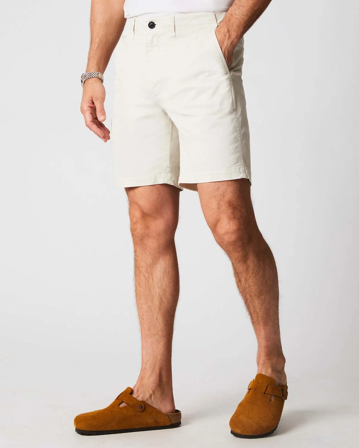 Chino Short - Eggshell