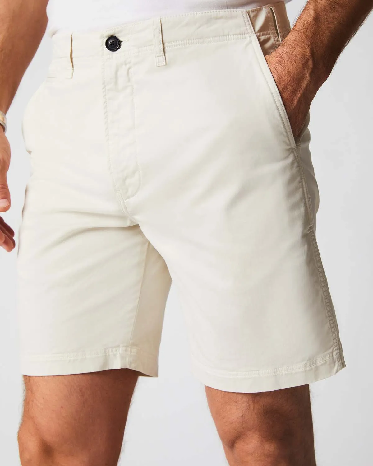 Chino Short - Eggshell