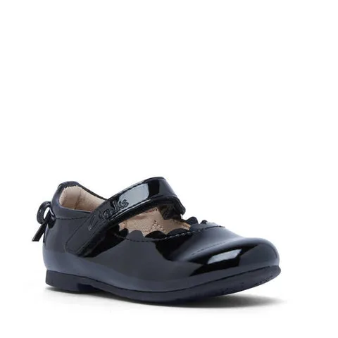 Clarks ANNABELLE JRN Black Patent
