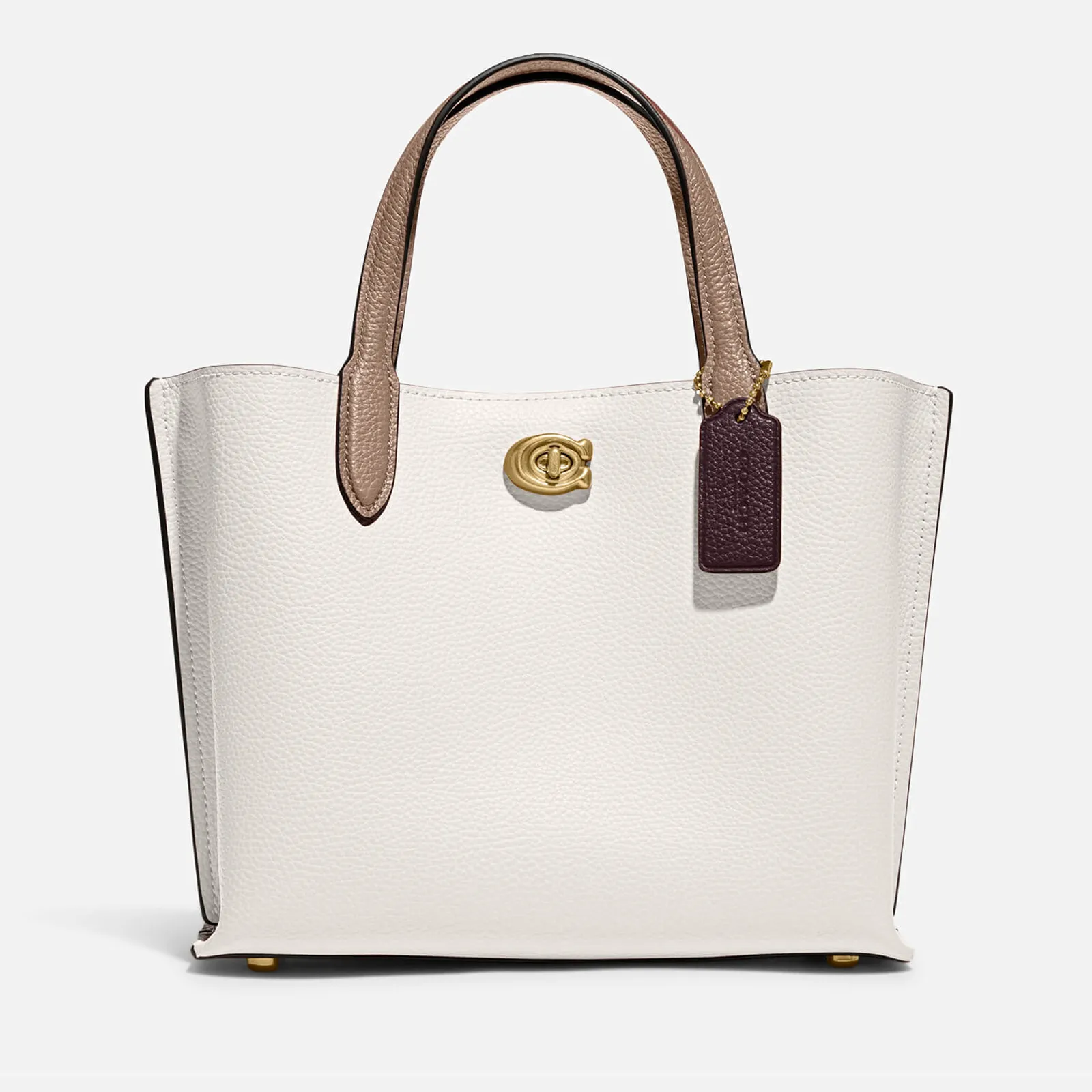 Coach Colorblock Willow 24 Leather Tote Bag | Coggles