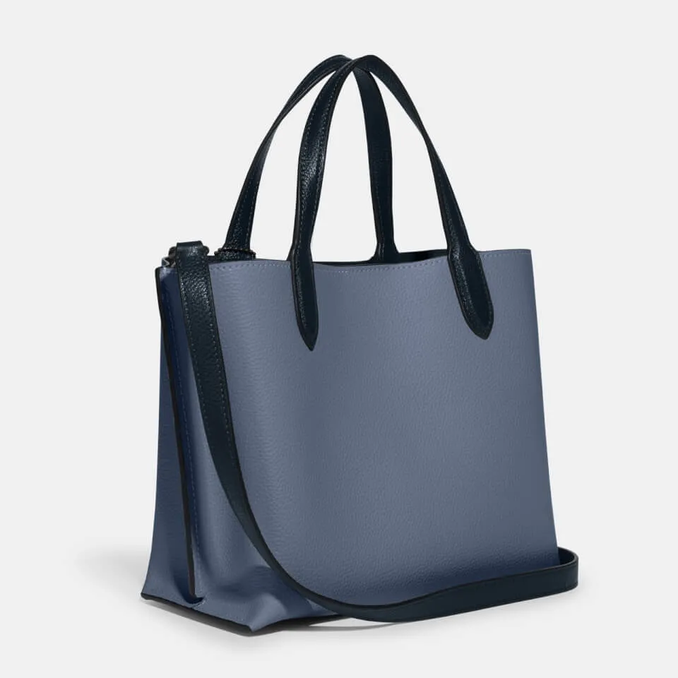 Coach Colorblock Willow 24 Leather Tote Bag | Coggles