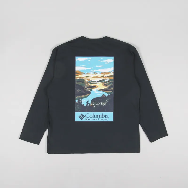 Columbia CSC Alpine Way Relaxed Long Sleeve T Shirt Black
