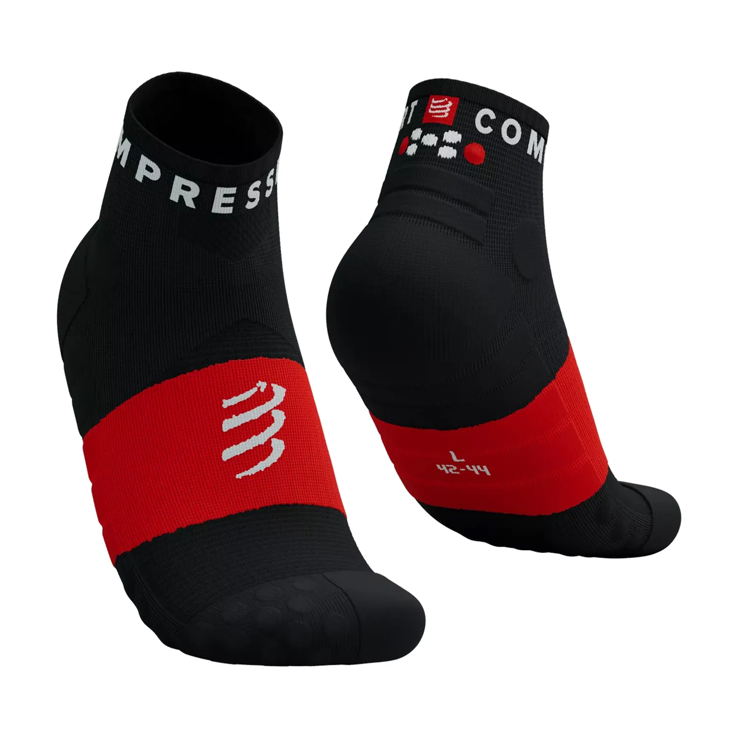 Compressport Ultra Trail Low V2.0 Calze  Black/Red