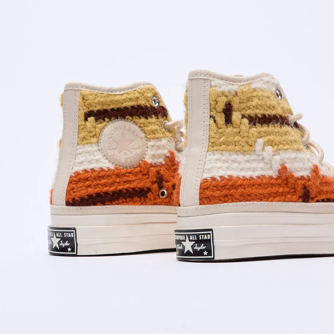 Converse - Chuck 70 Hi Crochet pack (Egret/Black/Multi)