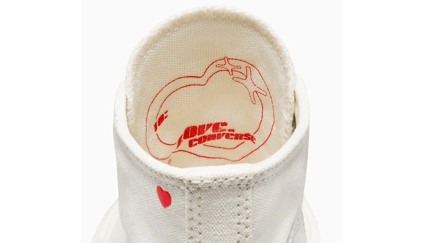 Converse Chuck Taylor All Star Lift Platform Y2K Heart